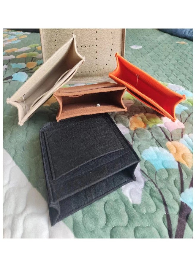 Lckaey Felt Organizer-for Hermes Evelyne III tpm pm gm Bag Insert Mini 16 29 33 Bag Purse Organizer Y003 brown-M - Image 5